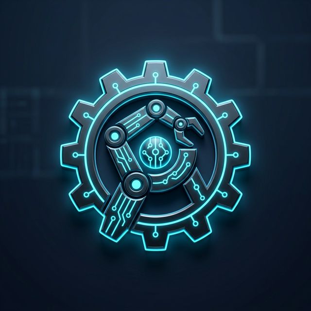 Physical AI & Industrial Icon